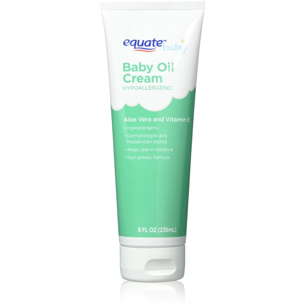 Equate Aloe & Vitamin E Baby Oil Cream 8 oz
