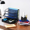 Simple Houseware Desktop Document Tray Organizer with Sliding Drawer/Caddy/Hanging File