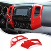 LLKUANG Car ABS Central Control Dashboard Air Outlet Frame Cover