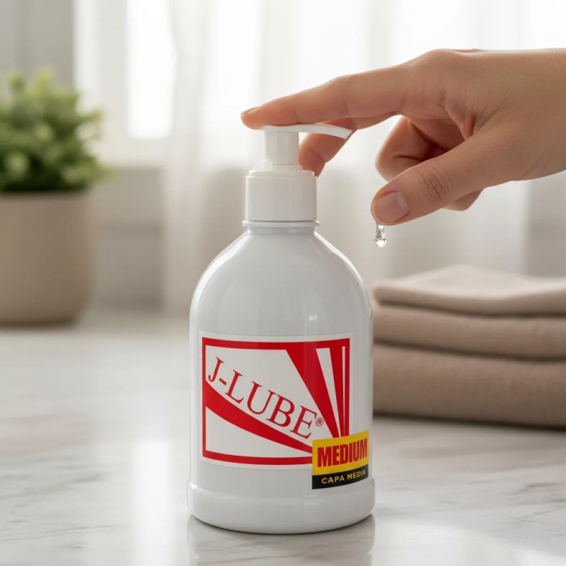 J-lube Capa Medium, Lub Prep 250ml Con Dosificador, Boundage N/a