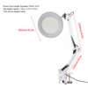 5X Magnifying Glass Clip On LED Tattoo Desk Lamp USB