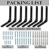 8 pcs Shelf Bracket , Triangle Support Wall Hanging,Space-Saving DIY