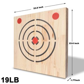 Axe Throwing Wooden Target with Handles