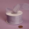 Silver Shimmer Sheer Organza Ribbon, 1-1/2 X 25Yd by Paper Mart