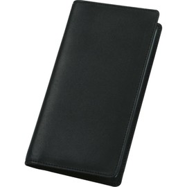 ALASSIO 41006 Business Card Album Made of Fine Touch Imitation Leather, Case for Business Cards in Black, Business Card Holder Approx. 20 x 11.5 x 1.5 cm, Business Card Holder for 120 Cards