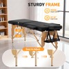 BestMassage Massage Bed Portable Massage Table 24 inch Wide Lash