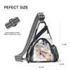 LATMAP Clear bags Stadium Approved Crossbody Sling Bag Fanny Pack