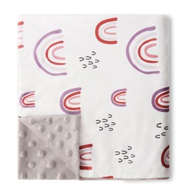 DRESHOW Kids Baby Blankets 75x100cm Organic Cotton Unisex Newborn Thick Super Soft Sleeping Blankets for Toddlers Kids Baby Girls Boys Nursery Duvet Cover Gifts One Size