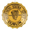 Guinness - Metal Sign Bottle Cap - Extra Stout Cream