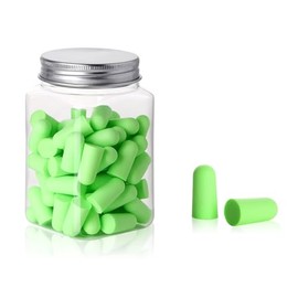JZS Ultra Soft Foam Earplugs, 60PCS, 33dB NRR, Comfortable Ear Plugs for Sleeping, Snoring, Travel, Concerts, Work, Green