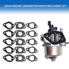 EATAKWARD 5 Sets of GX160 Engine Carburetor Mounting Gasket Kit