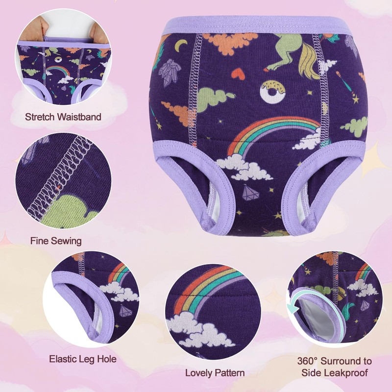 MOEMOE BABY Training Underwear 10 Packs Absorbent Potty Training Pants