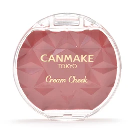 Canmake M01 Cream Cheek (Matte Type), Apple Compote, 0.1 oz (3.8 g), Raw Cheek, Smooth, Waterproof