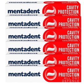 Mentadent Cavity Protection Toothpaste 75ml, Family Protection, 10x Stronger Teeth | with Fluoride and Calcium | All Day Defence | Click '𝗖𝘂𝘀𝘁𝗼𝗺𝗶𝘀𝗲 𝗡𝗼𝘄' to Make Your Bulk Buy!