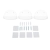 3pcs Wall Speaker Floating Shelves Acrylic Waterproof Wall Mounted Speaker