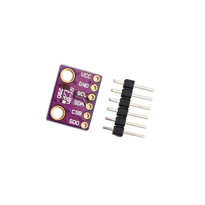 HALJIA GY-BME280-3.3 High Precision I2C SPI Breakout Barometric Pressure Temperature