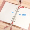 Colacoo Leather A5 Binder Notebook 6 Ring, Refillable Notebook A5