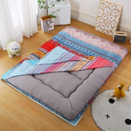 Futon Slipcovers Twin Size, Dustproof Cover -Skin Machine Washable, Twin Mattress Fitted Sheet with Zipper Japanese Futon Mattress Cover Dust Cover Replacement Set Futon Floor Mattress Cover