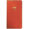 2025 Stylish Orange Soft Cover Slime Wallet Diary Week to