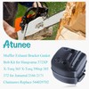 Atunee Muffler Exhaust Bracket Gasket Bolt Kit for Husqvarna 372XP