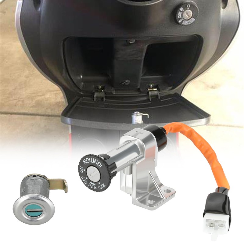 YOXUFA Ignition Switch Key Assembly for Chinese Scooter Moped GY6