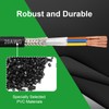 MOOKEERF 20/4 Shielded Wire 50FT,20AWG 4 Conductor Shielded Cable Stranded