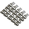 Gutapo Coffee Cup Hooks 20pcs Vintage Bronze Hooks Door Wall
