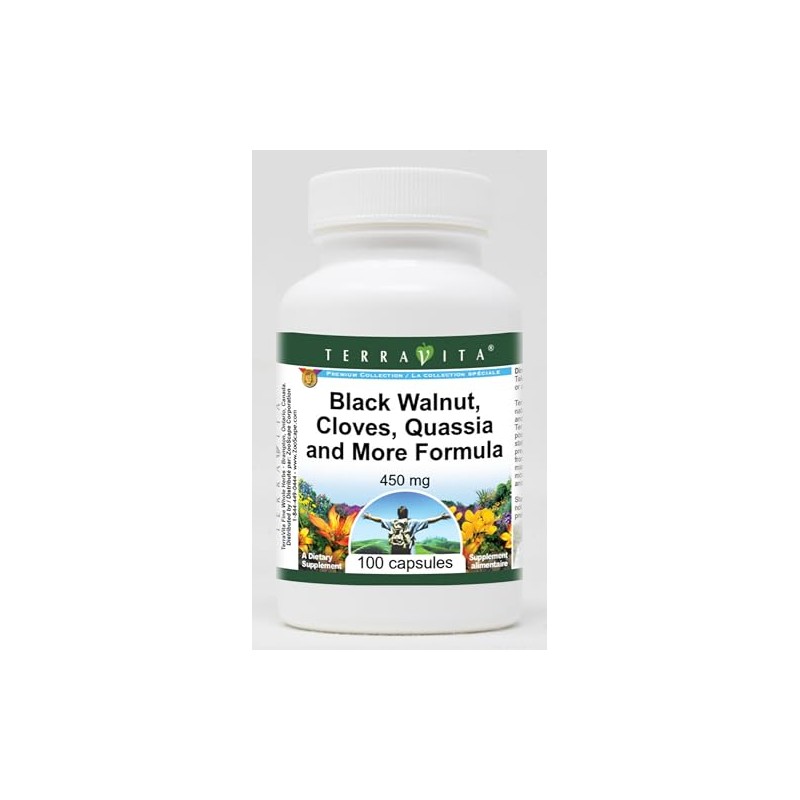 Black Walnut, Cloves, Quassia and More Formula - 450 mg
