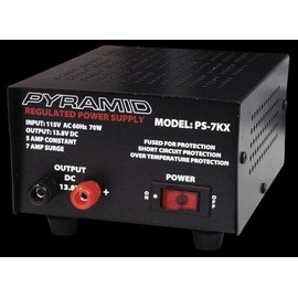 Pyramid Pyle Ps7kx 5 Amplifier Amp Ac/dc Regulated Power Supply