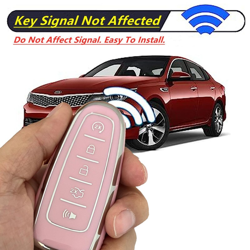 Rilnaewn Keyless Entry Systems for Ford Key Fob Cover Fit