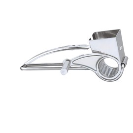 Fantes Rotary Cheese Grater, 18/8 Stainless Steel, The Italian Market Original since 1906﻿