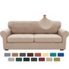 XINEAGE 3-Piece Stretch Sofa Cover, Washable Couch Covers for Dog