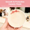 YAFIYGI Bow Jewelry Holder Ceramic Pink Dish Cute Coquette Small
