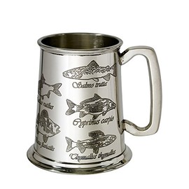 Wentworth Pewter - Fish 1 pint pewter Tankard