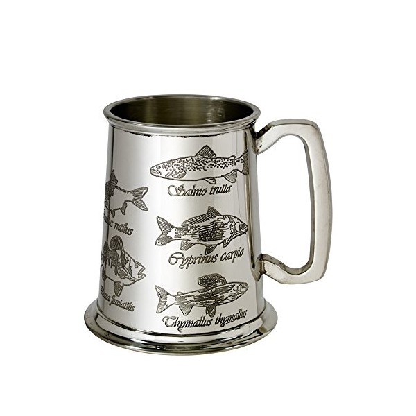 Wentworth Pewter - Fish 1 pint pewter Tankard