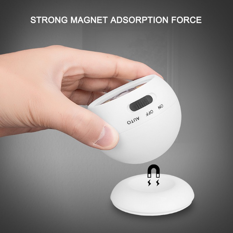 360° Automatic Human Induction Lamp Mini Night Light with Magnet