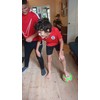 Soft Rubber Indoor Football with Felt Cover Football Gift Size