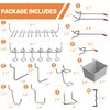 Ultrawall 120-Piece Pegboard Hooks Set, Peg Board Organizer Accessories with