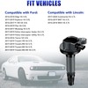 LCWRGS Ignition Coil Pack and Spark Plugs Fits for 3.5