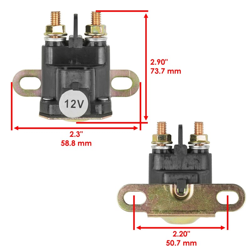 Caltric Starter Relay Solenoid Fits Polaris Ranger Crew XP 1000