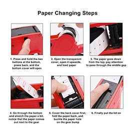 Máquina Etiquetadora Manual, Pistola Etiquetadora de Precios de 8 Dígitos con Cartucho, Herramienta Portátil de Mado de Precios, Accesorios Profesiona