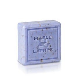Maple and Lather Maple & Lather Triple Milled Bar Soap with Shea Butter, Lavender Flower Scent, Long-Lasting, Sustainably Sourced, 209g - Made in Provence, France