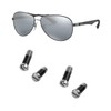Replacement Silver Screws for Aviator RB8313 8301 88307 8303 Sunglasses