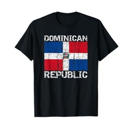 Dominican Republic Flag Distressed Dominican Men Women Kids T-Shirt