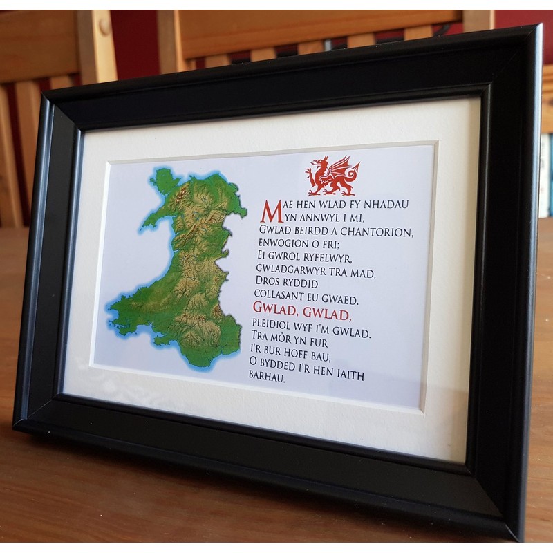 pr Welsh National Anthem Frame