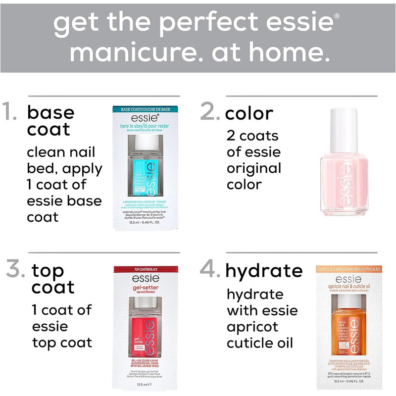 essie Strong Start Nail Strengthening Base Coat, 0.46 Ounce