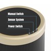 stonespace Automatic Bathroom Trash Can, Motion Sensor Trash Can Bathroom,