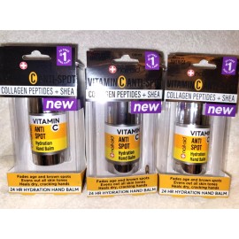 Nail Aid Lot of 3 VITAMIN C ANTISPOT Nail Aid Hand balm Nail-Aid Collagen Peptides + Shea