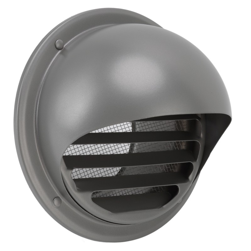 Stainless Steel Round Air Vent Louvered Cover Waterproof Windproof External