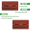 EPLZON 10 Pcs Solderable Breadboard PCB Board Gold-Plated Solder Breadboard